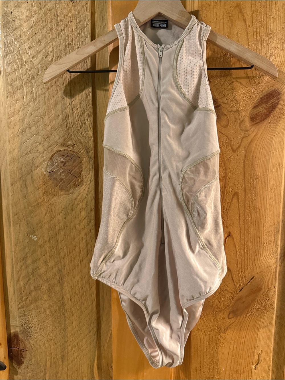 BulletPointe Leotard | Metallic Tan/Gold